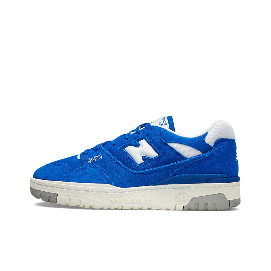 New Balance Shoes 550 - ニューバランス NB 550 牛革製ローカット耐摩耗性ヴィンテージバスケットボールシューズ ユニセックス ブルー