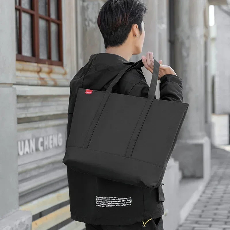 和風メンズハンドバッグカジュアルキャンバストップハンドルバッ - Tote Bag Beach のレビューと価格