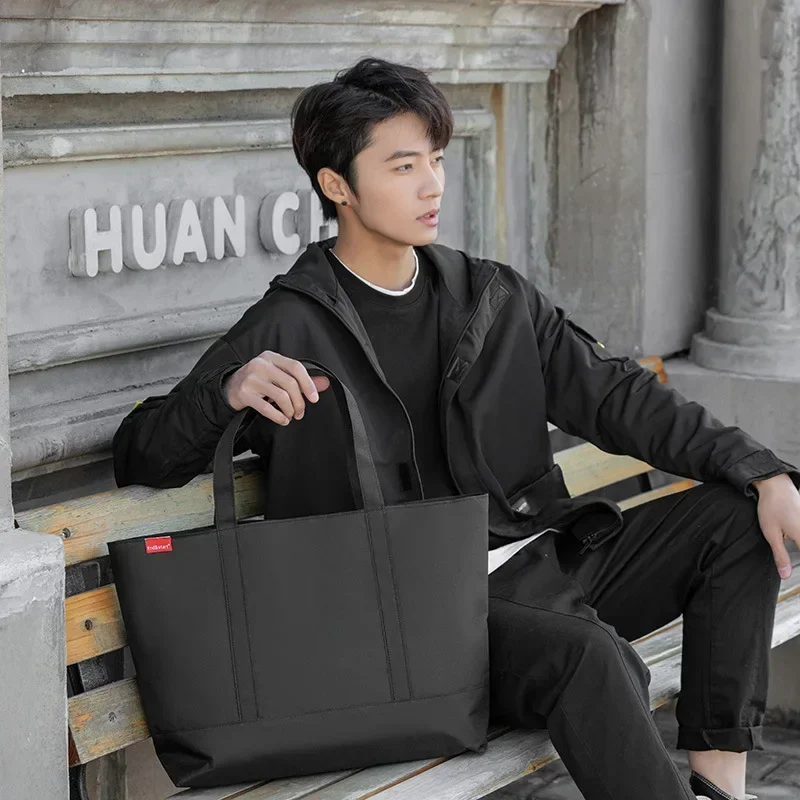 和風メンズハンドバッグカジュアルキャンバストップハンドルバッ - Tote Bag Beach のレビューと価格