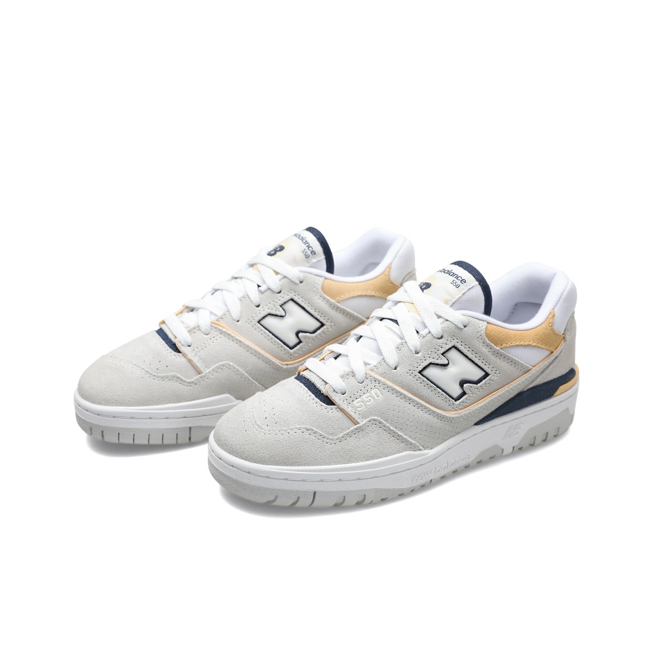 ニューバランス NB 550 レザー耐摩耗性ロートップ ヴィ - New Balance Shoes 550 のレビューと価格